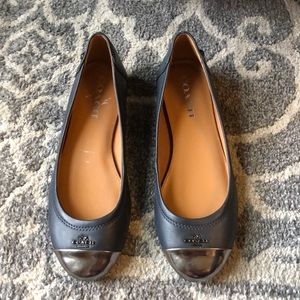 NWOT Coach Chelsea Leather Flats
